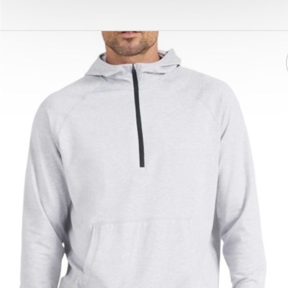 Men's Light Gray vuori hoodie
